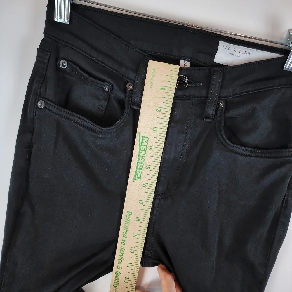 Rag &‎ Bone Nina High Rise Ankle Skinny Stretch Denim Jeans Lightweight sz 25